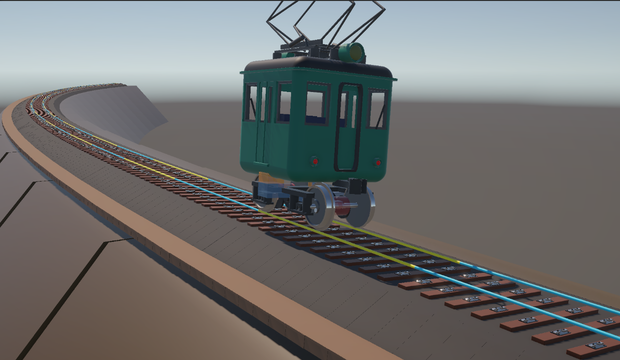 unity6用アセット 【鉄道物理エンジン 体験版】 v0.01