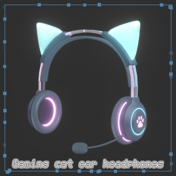 ゲーミングヘッドフォン - Gaming cat ear headphones