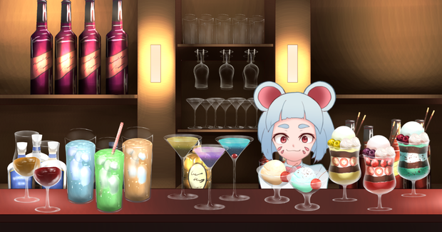 配信素材「barっぽい飲み物セット」