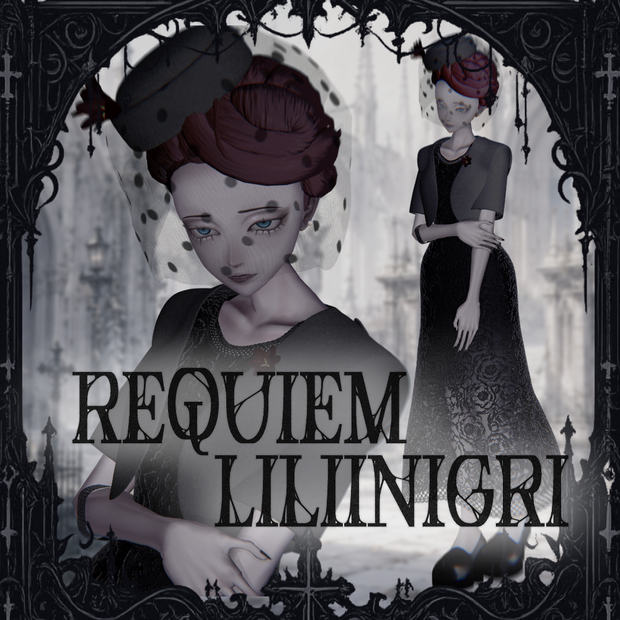 【Velnica専用衣装セット】RequiemLiliiNigri