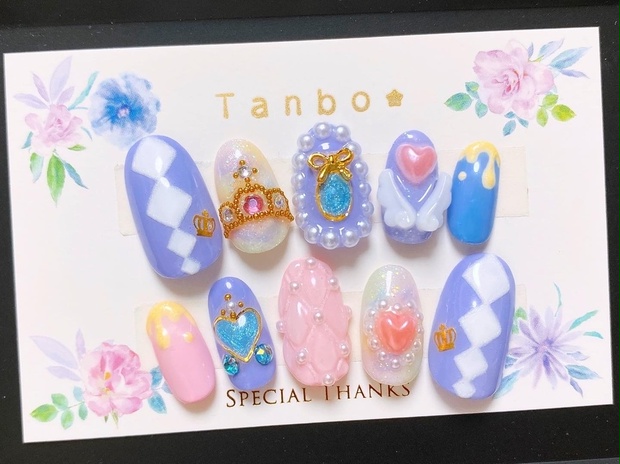 ⭐︎ネイルパーツ類⭐︎ プロセカ 神代類 ネイルチップ ♔.ﾟ - tanbotuki - BOOTH