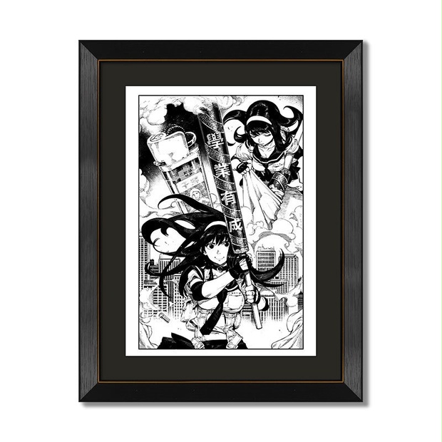 希少品！カネコアツシ☆複製原画 ジクレー 直筆サイン入り 絵画