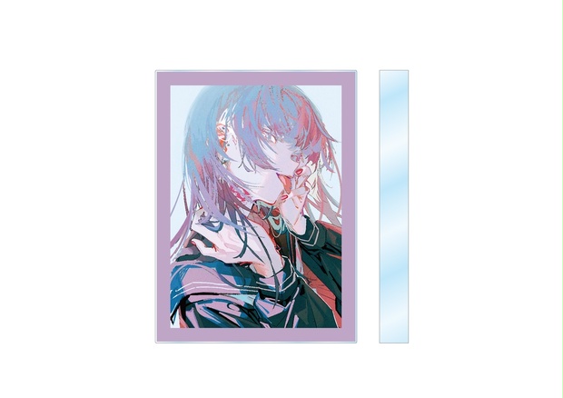 ろるあ 渇 アクリルブロックA『自己愛』 アクリルブロックA『自己愛』 - pixiv WAEN GALLERY - BOOTH