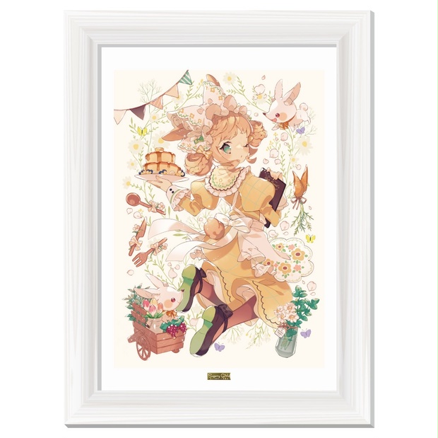 福山リョウコ 複製原画モノクロ少年少女 非売品