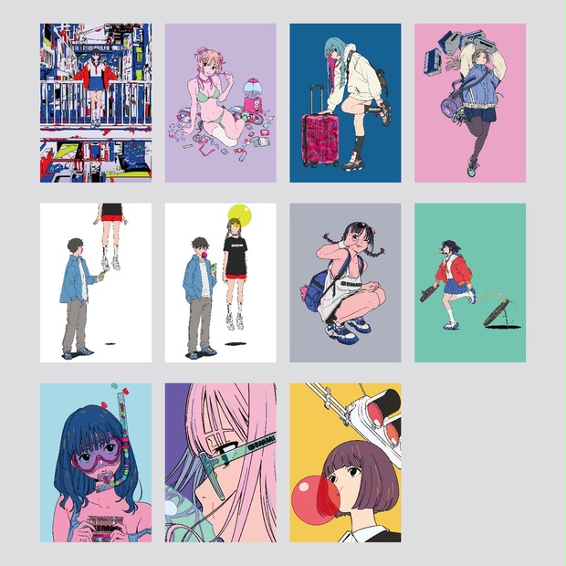 直筆サイン入り】ざしきわらし イラスト本 ポストカードつき