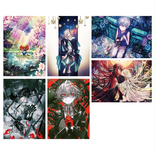 ポストカードセット(6枚入り) - pixiv WAEN GALLERY - BOOTH