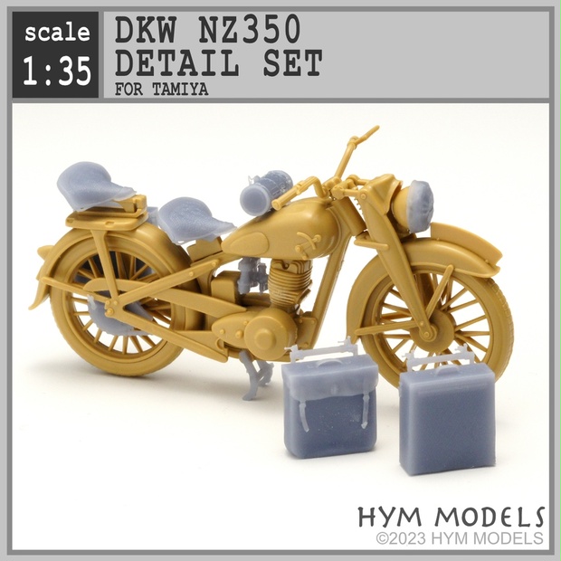 1/35 DKW NZ350 ドイツ軍用オートバイ ディテールアップセット Ⅱ