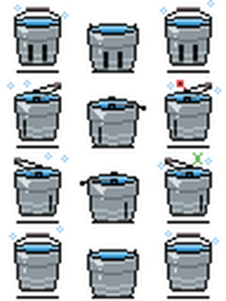ピクスクアバター（マジックバケツ）