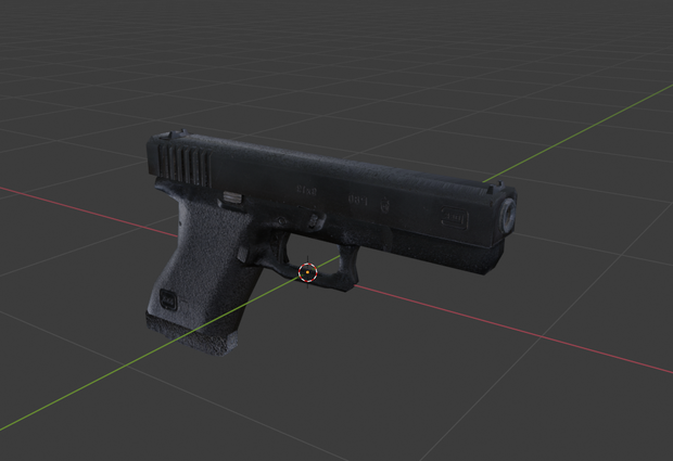 Glock Gun 3D Model