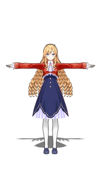 私の推しは悪役令嬢。」3Dモデル「クレア＝フランソワ」 - GL文庫 - BOOTH