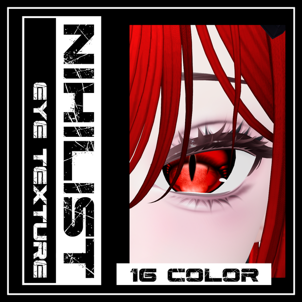 【28avatar対応】Nihilist Eye Texture【VRC想定】