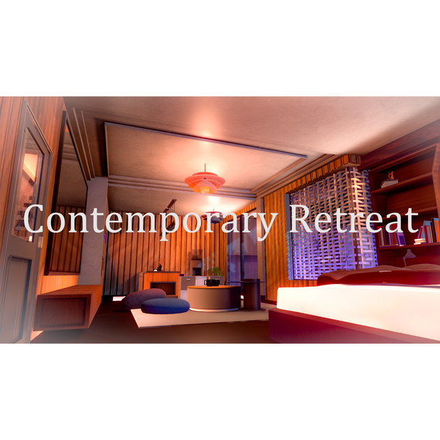 【VRChat向けWorld】Contemporary Retreat【VCC対応】
