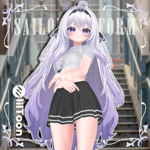 【PB】【8アバター対応】 SAILOR UNIFORM 【VRChat想定】