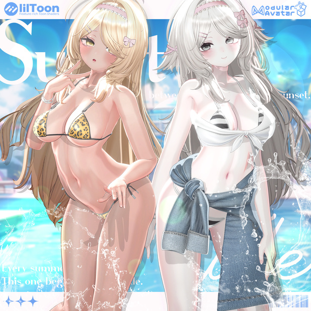 【18アバター対応】 Sunlit Tide 【VRChat想定】