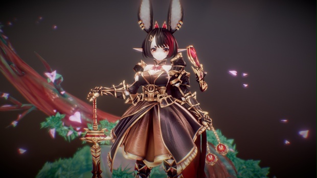 Original 3D Character - Noire [Unity Package + VRM] - Ruiルイ - BOOTH