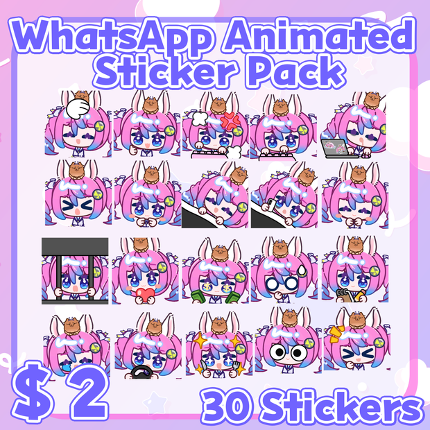 WhatsApp Animated Stickers 【Emotelab】