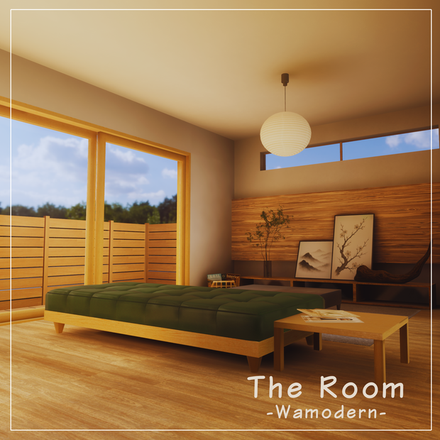 【5/27まで20%OFF】【VRCワールド】The Room-Wamodern- 