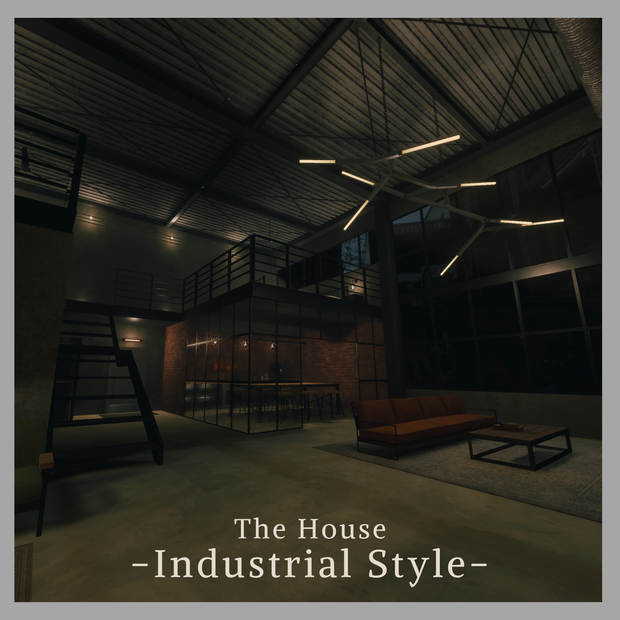 【VRCワールド】The House -Industrial Style-