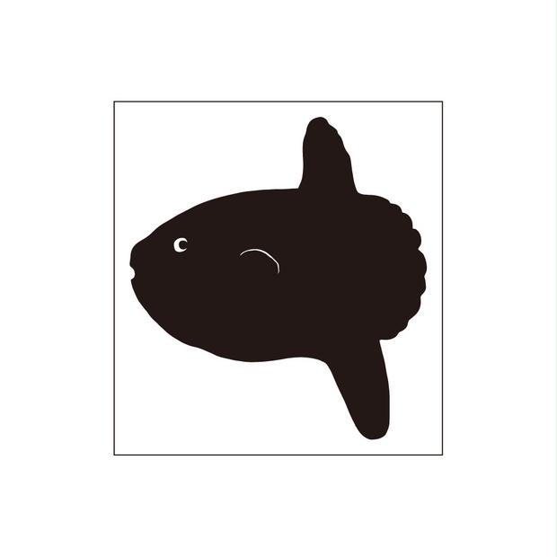 ステッカー マンボウ Puikko Booth