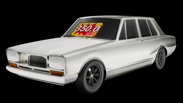 【3D素材】 スカイライン2000GT-R PGC10 レーシング 　blender file
