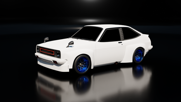 【3D素材】トヨタ スターレットkp47 TS仕様　blender file