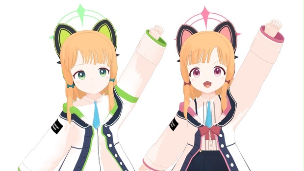 【ブルアカMMD】才羽モモイ&才羽ミドリ（R-18）
