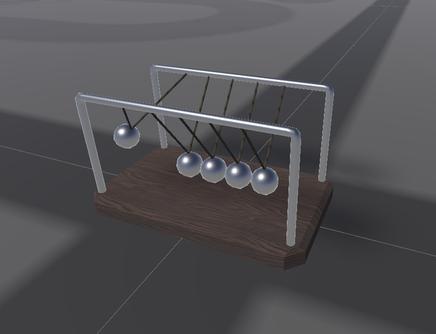 Pendulum Newton's cradle for VRC Worlds or Avatars