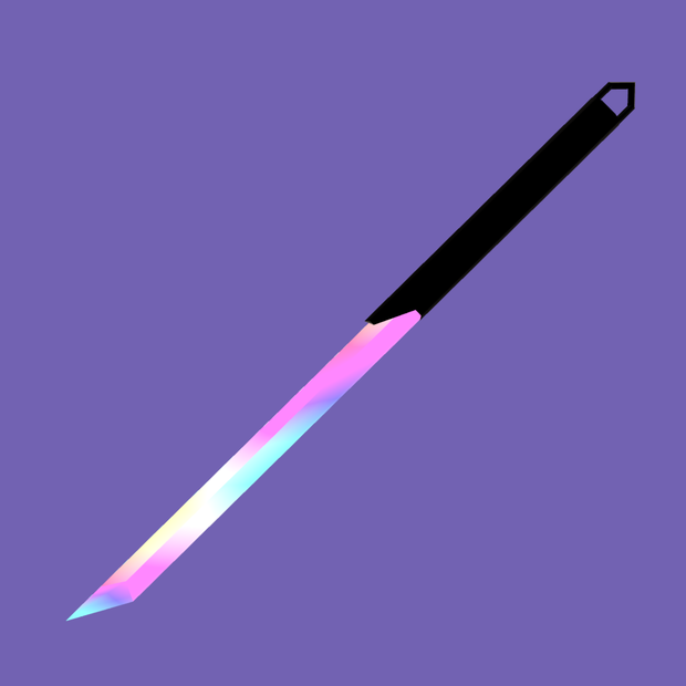 Obsidian quartz (One-handed sword) - VRChat
