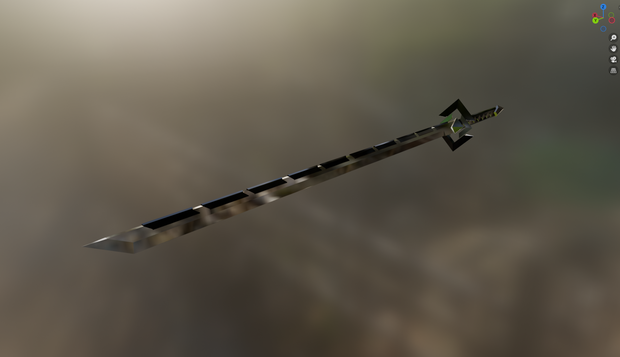 Tear of a crystal soul (Straight blade katana)