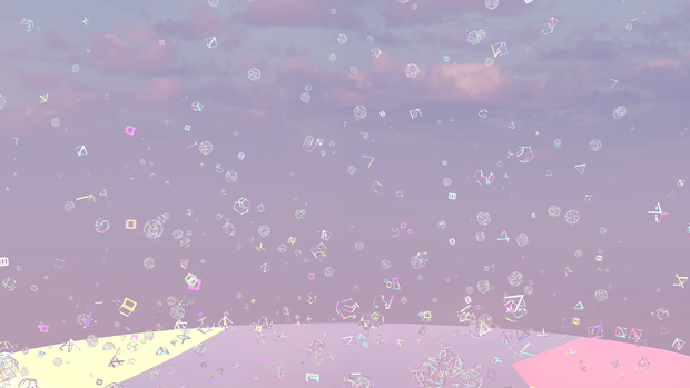 Floating Geometry Frames - Particle