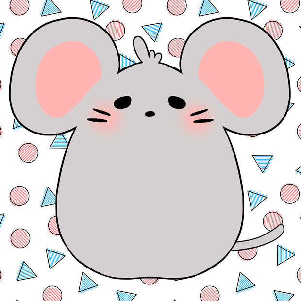 【無料】Live2Dモデル　ねずみ