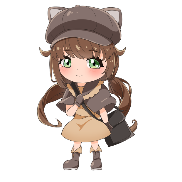 【無料あり】デフォルメ立ち絵素材　商人