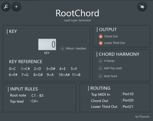 【FL Studio Patcher Preset】RootChord