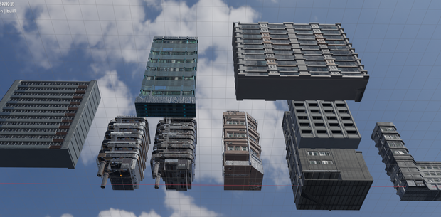 建物アセット(blender)