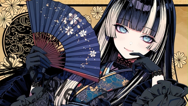非公式) 儒烏風亭らでん プレイマット - はむはむめん - BOOTH