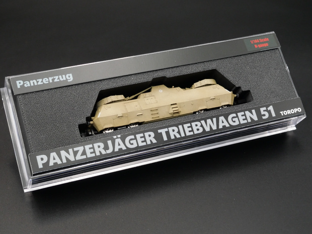 1/144　ドイツ軍 重装甲砲車 Panzerjager-Triebwagen 51　Ｎゲージ 走行可(モーター内蔵)