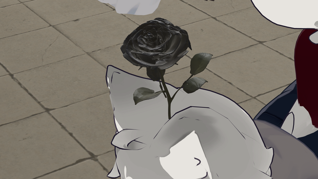 黒薔薇　3D