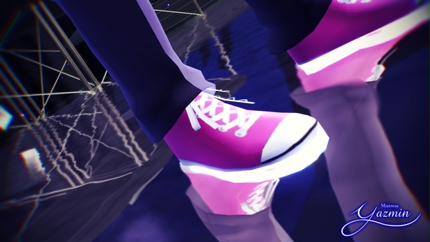 pink converse for vroid