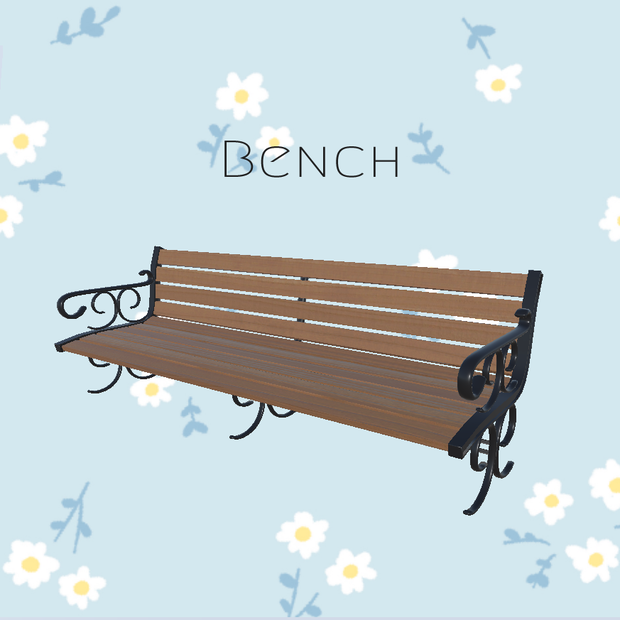 3Dモデル ベンチ（Bench）