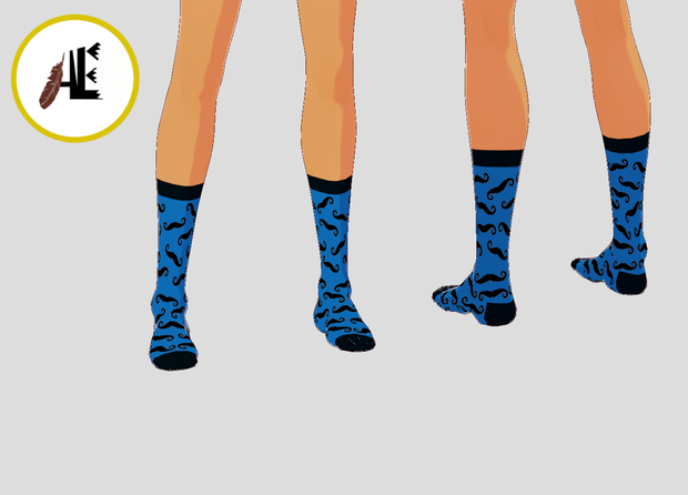 FREE VRoid High moustache socks