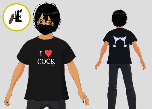 FREE VRoid COCKtails shirts (10 colors)