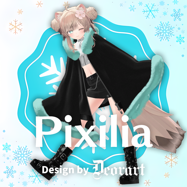 【#Deorart No.2】ピクシリア 14アバター対応 #BLUESTELLA