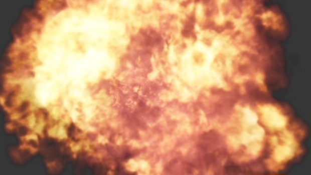 エフェクト素材・大火炎爆発