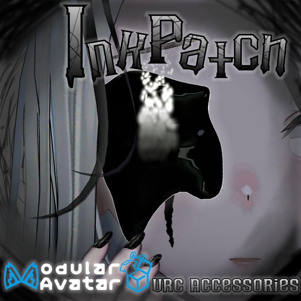 InkPatch/アイパッチ風アイテム+ミルティナ用おまけテクスチャ【MA対応】