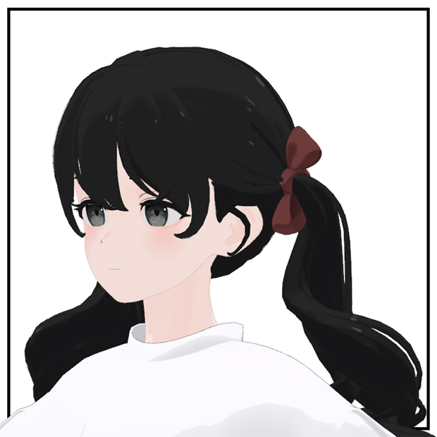 【無料】HairTwintails Ribbon