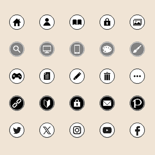 ドット絵アイコン