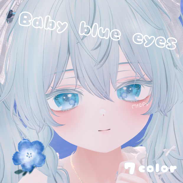 【ミルフィ-Milfy 】Baby blue eyes【Makeup & Eye Textuer】