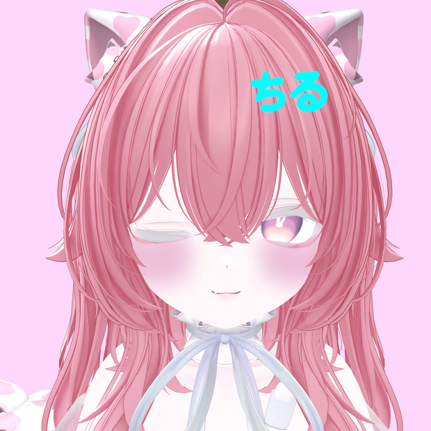 【VRC想定モデル】すてーたす文字ピン