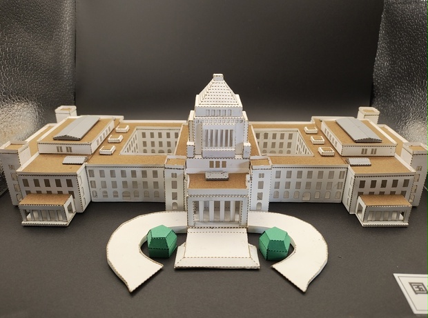 ペーパークラフト 国会議事堂 - kamiwazapaper - BOOTH