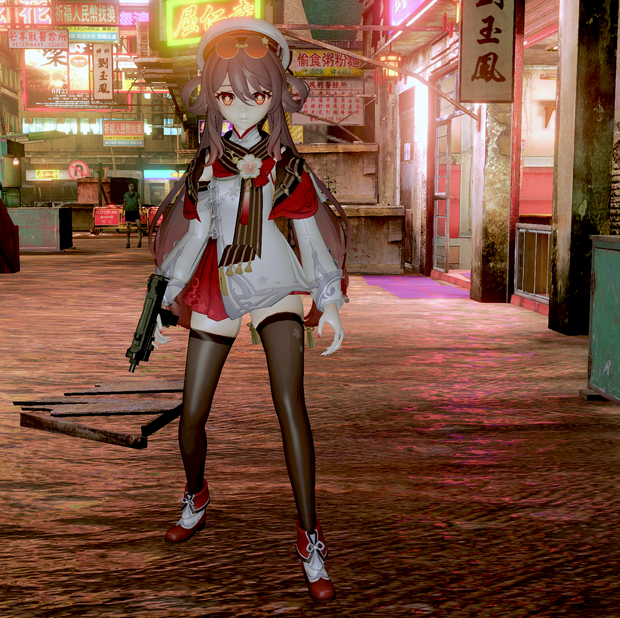 resident evil 6 Hu Tao （new year skin）